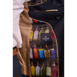 Caridi - meeste kaheosaline tumesinine topeltreaga ülikond