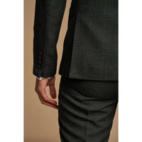 Caridi - meeste kaheosaline oliivroheline kaherealine ülikond