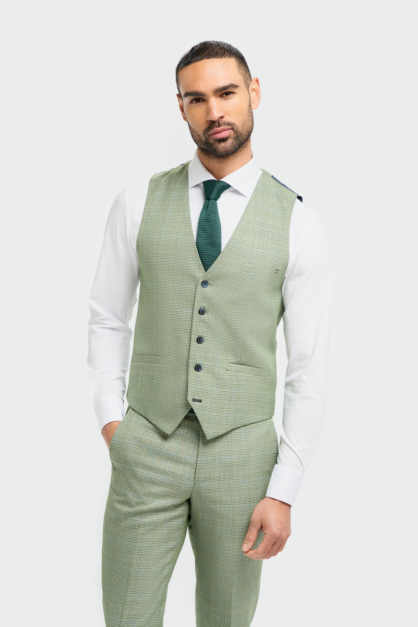 Caridi - meeste salveiroheline ruuduline vest