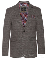 Cavani Dominic - meeste pruun elegantne vintage-bleiser