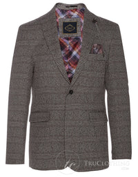 Cavani Dominic - meeste pruun elegantne vintage-bleiser