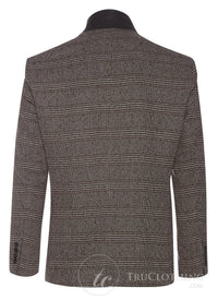 Cavani Dominic - meeste pruun elegantne vintage-bleiser