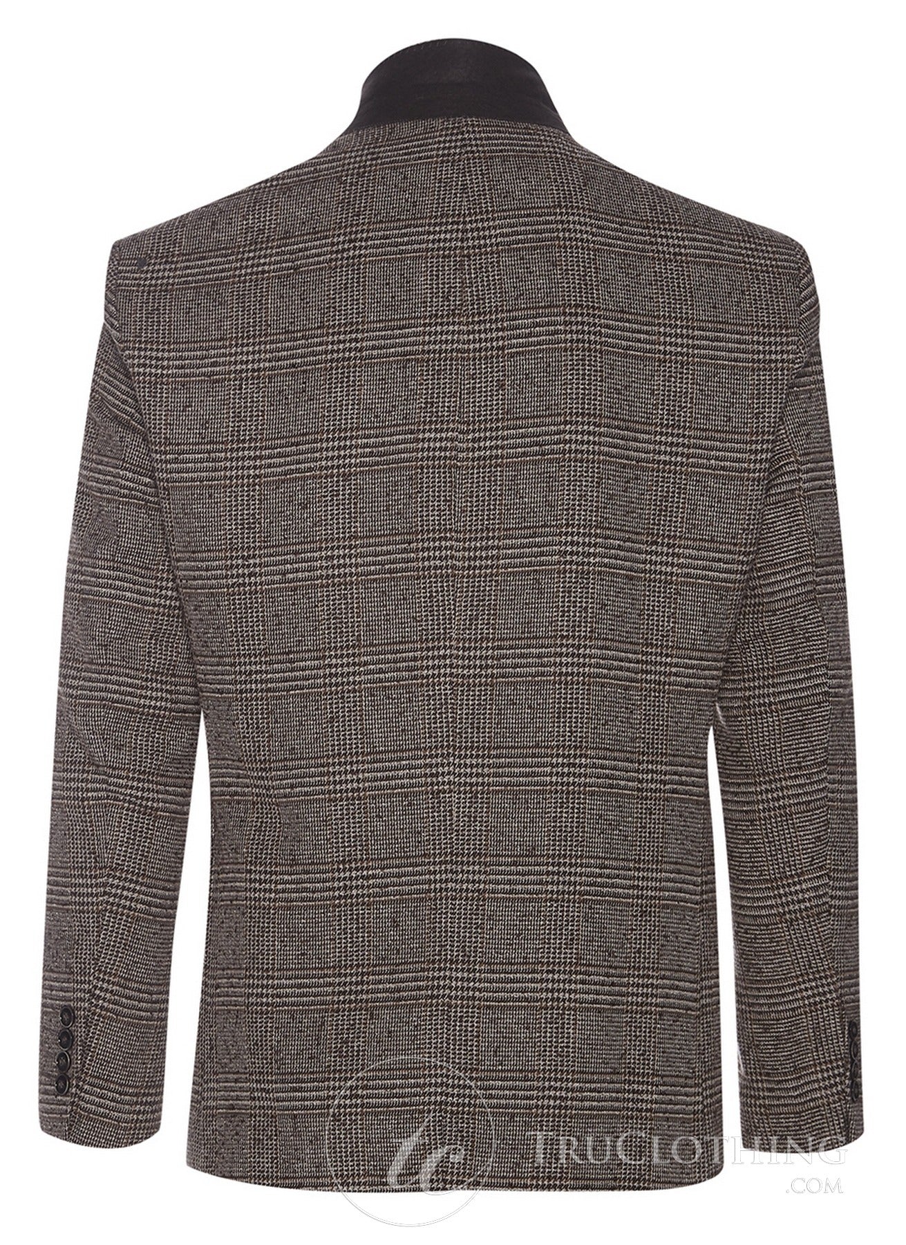 Cavani Dominic - meeste pruun elegantne vintage-bleiser
