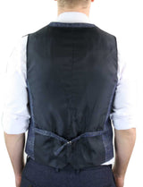 Cavani Miles - meeste sinine tviidruuduline vest