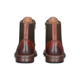 Clifford - meeste khaki-pruunid brogue-nahast poolsaapad