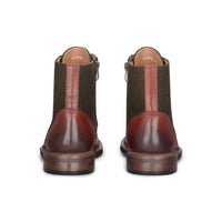 Clifford - meeste khaki-pruunid brogue-nahast poolsaapad
