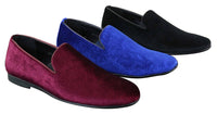 Elong DD0083 - meeste sametist sussid, Paisley mustriga, autokingad, loafersid, nutikad vabaaja kingad, veinipunased, tumesinised, mustad