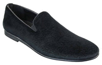 Elong DD0083 - meeste sametist sussid, Paisley mustriga, autokingad, loafersid, nutikad vabaaja kingad, veinipunased, tumesinised, mustad