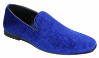 Elong DD0083 - meeste sametist sussid, Paisley mustriga, autokingad, loafersid, nutikad vabaaja kingad, veinipunased, tumesinised, mustad