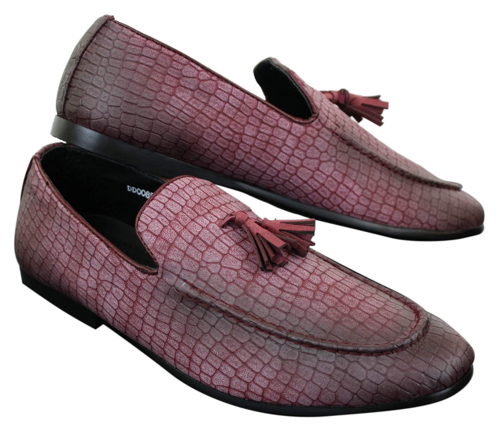 Elong DD0085 - meeste mao-krokodillinahast PU-st mokassiinid, tutiga mugavad vintage stiilis autokingad