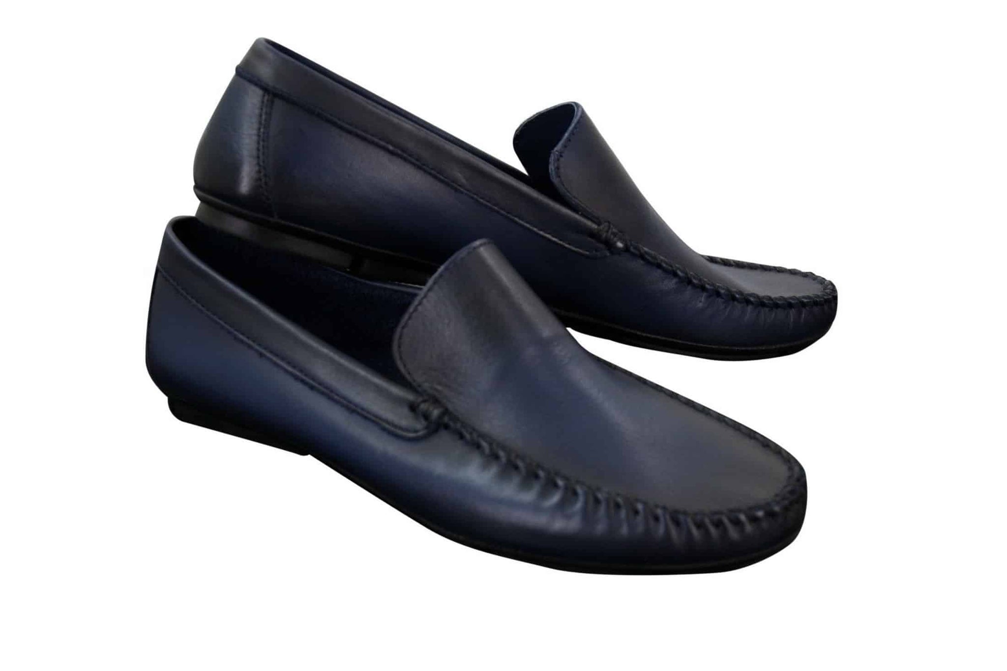 Meeste päris nahast disainerslip-on mokassiinid nutikad vabaajajalatsid vintage retro