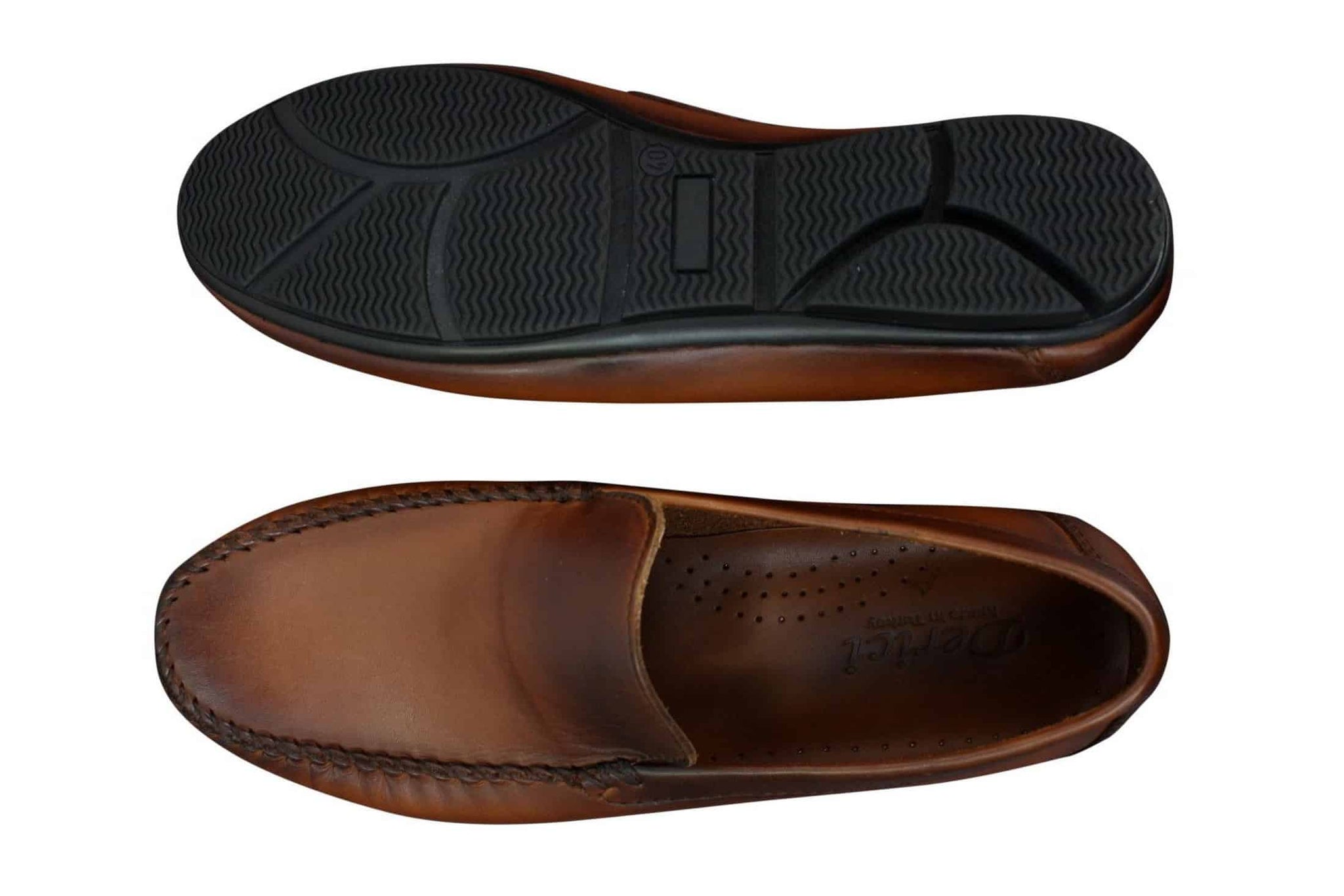 Meeste päris nahast disainerslip-on mokassiinid nutikad vabaajajalatsid vintage retro