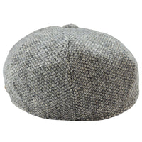 8-paneeliga bakeripoisi nokamüts Shelby müts villast tviidmüts, klassikaline helehall habemenuga