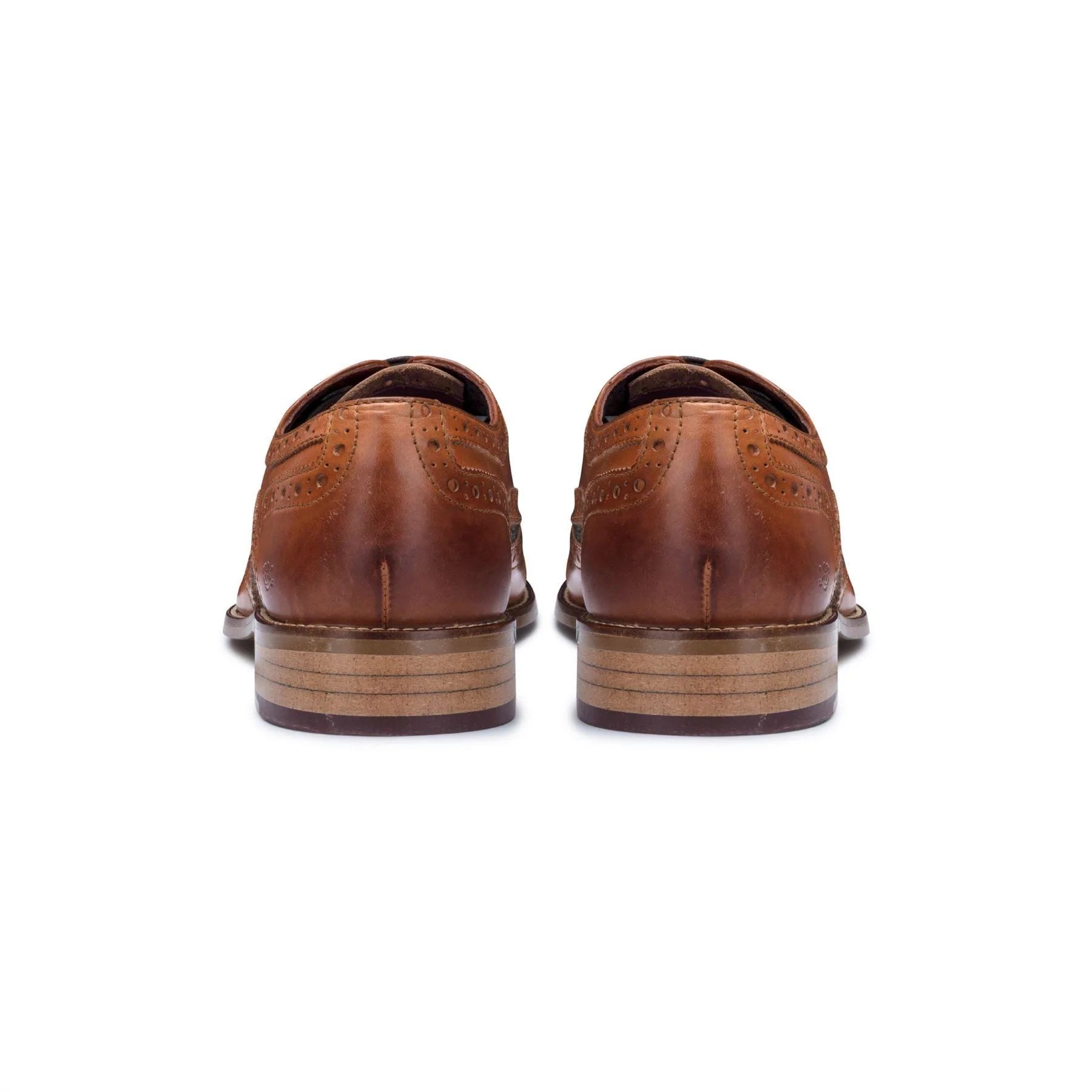 Meeste päris nahast vintage kingad, brogue-nahast, 1920ndate seemisnahast tviidist ja paeltega kingad, elegantsed ja pidulikud