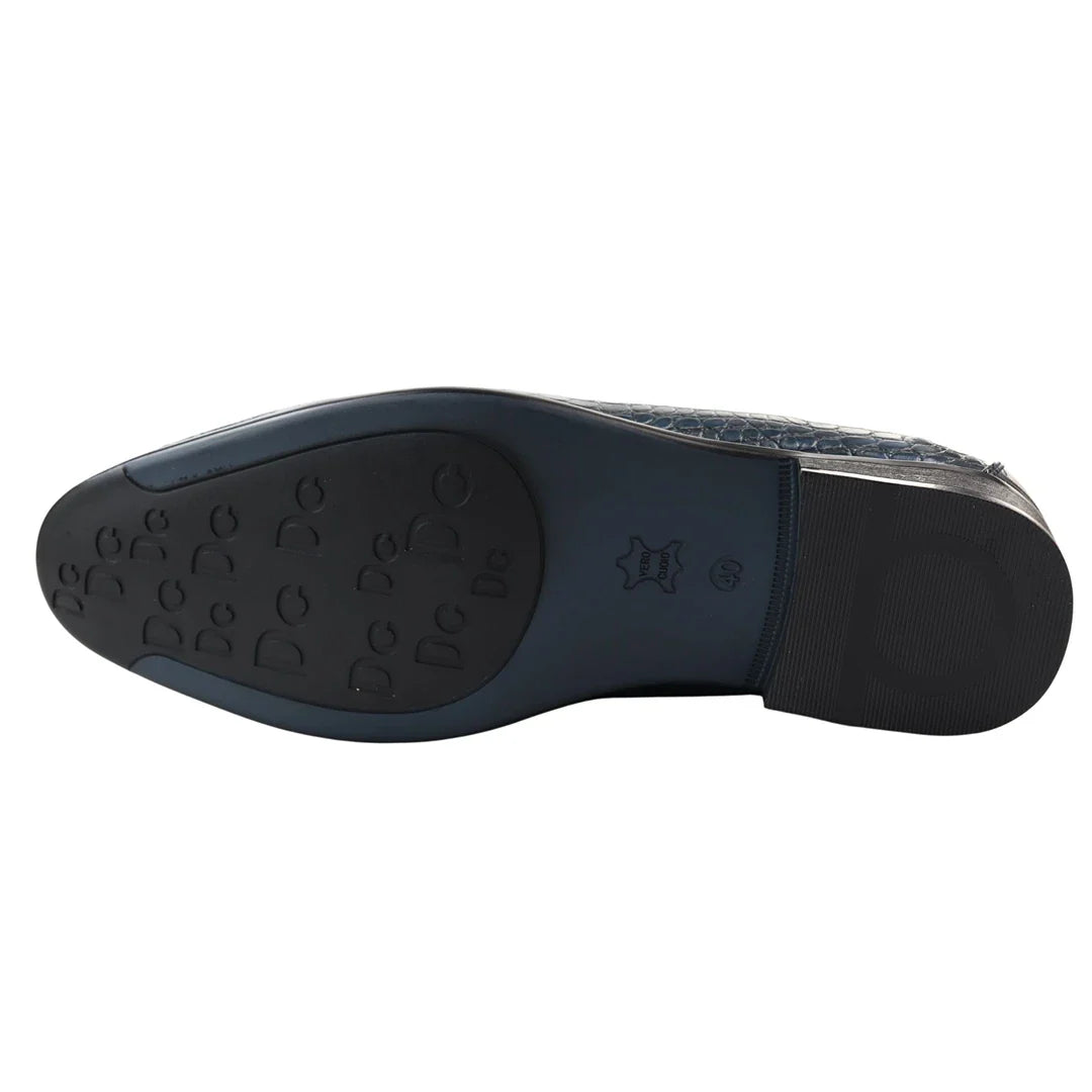 Meeste pidulikud tumesinised sussid