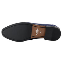 Meeste sinised lakknahast tutiga sussid