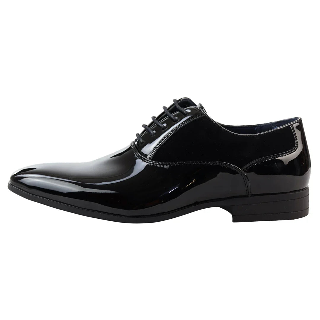 Meeste mustad paeltega Derby kingad