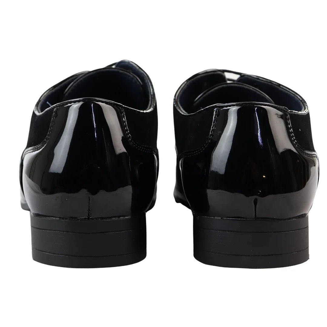 Meeste mustad paeltega Derby kingad