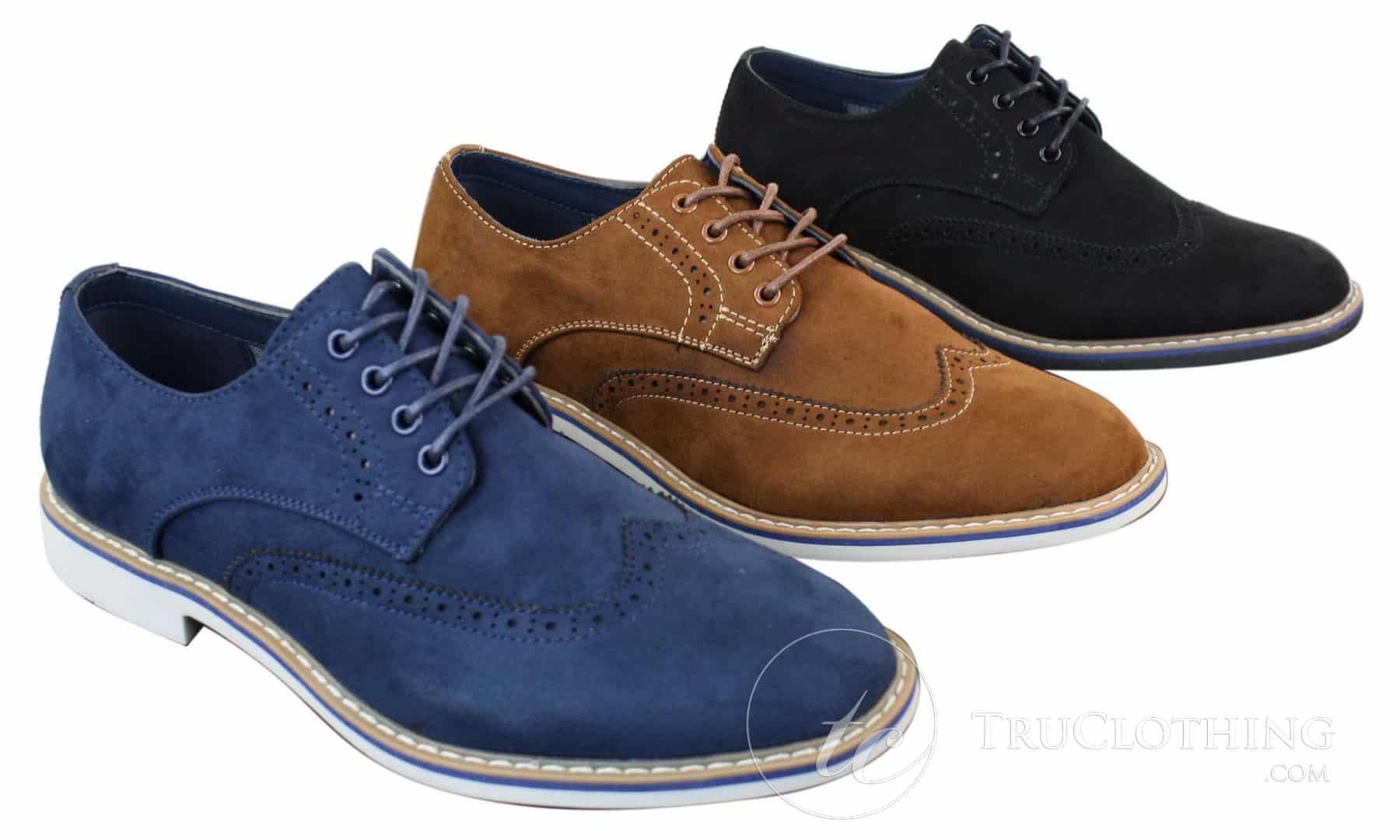 Elong EL0635 - meeste nutikad vabaaja seemisnahast nubuknahast brogue-kingad
