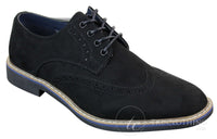 Elong EL0635 - meeste nutikad vabaaja seemisnahast nubuknahast brogue-kingad