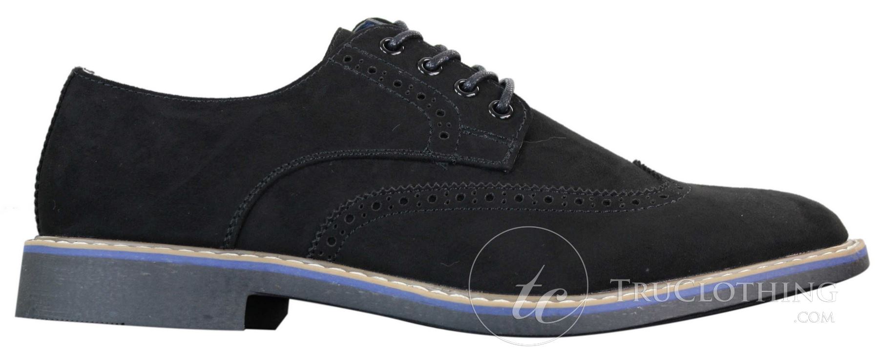 Elong EL0635 - meeste nutikad vabaaja seemisnahast nubuknahast brogue-kingad