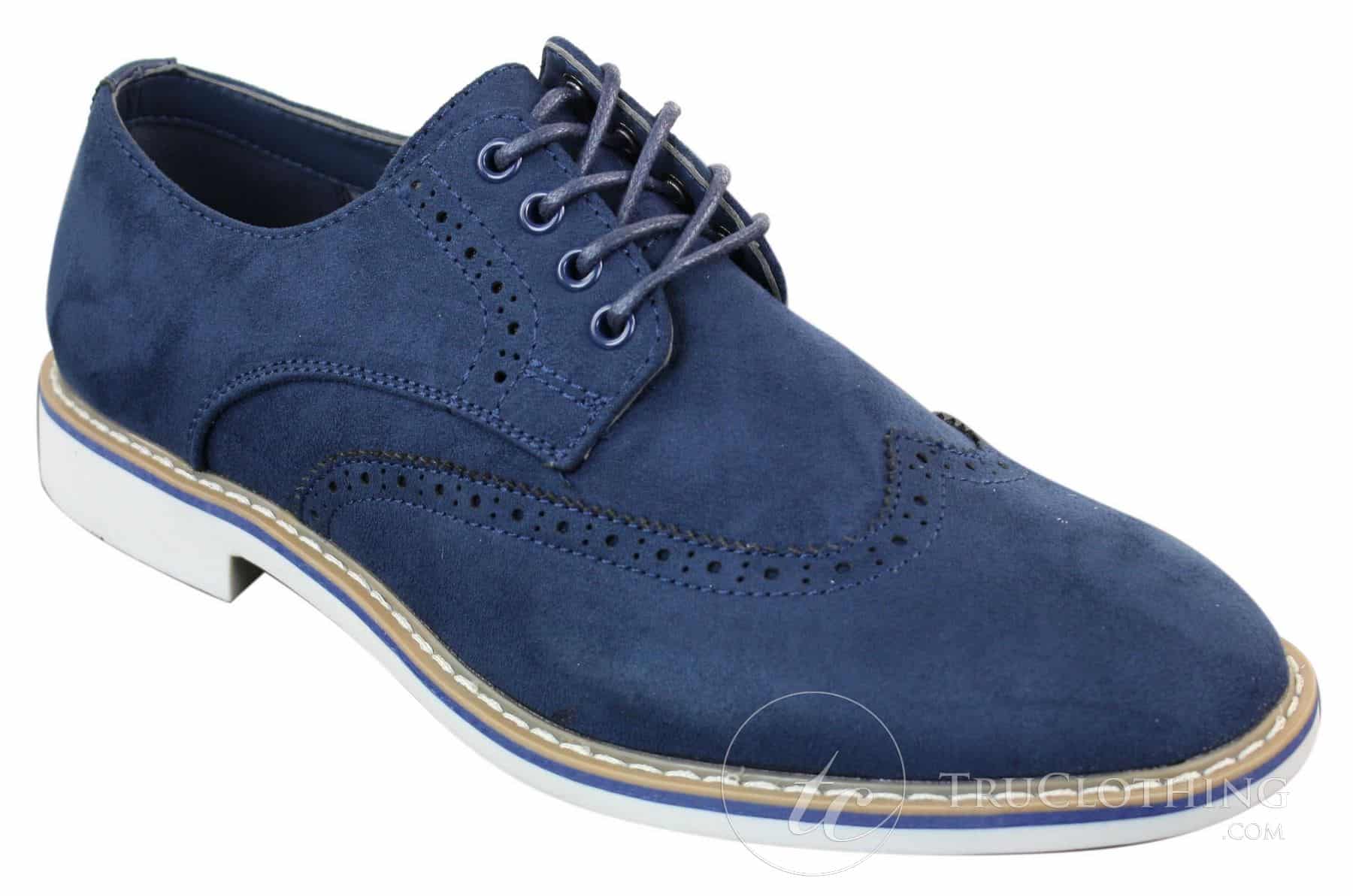 Elong EL0635 - meeste nutikad vabaaja seemisnahast nubuknahast brogue-kingad