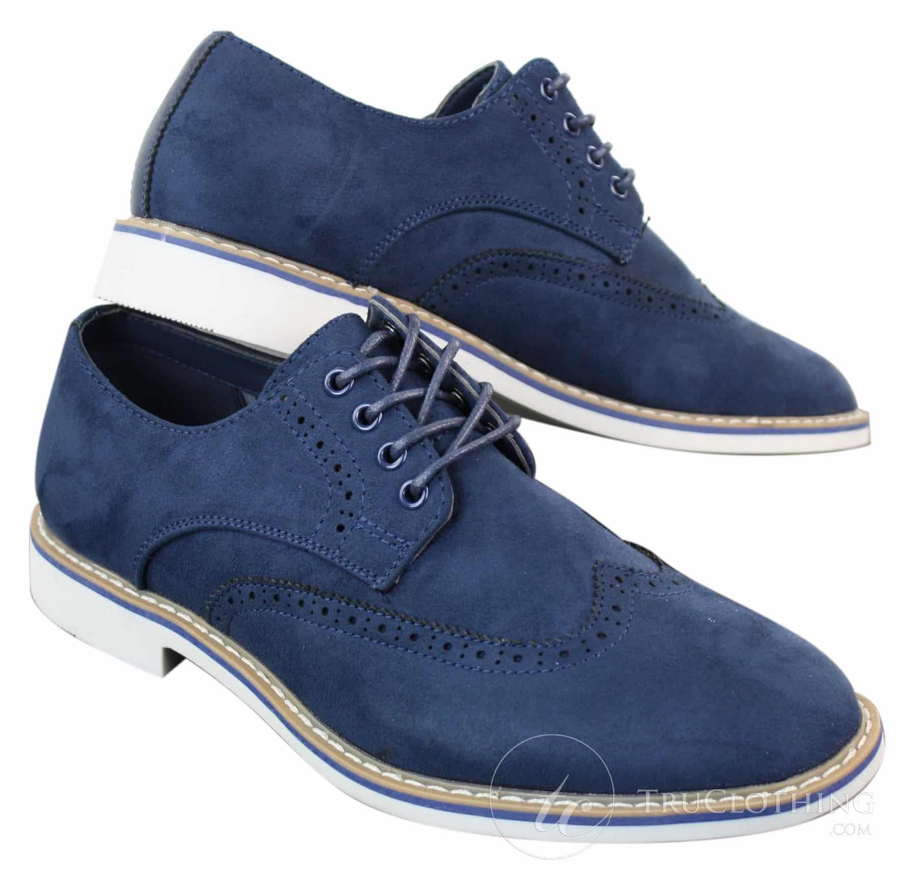 Elong EL0635 - meeste nutikad vabaaja seemisnahast nubuknahast brogue-kingad