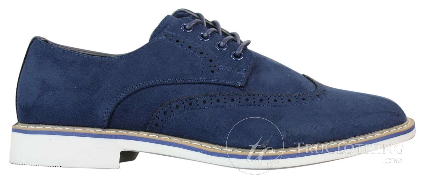 Elong EL0635 - meeste nutikad vabaaja seemisnahast nubuknahast brogue-kingad