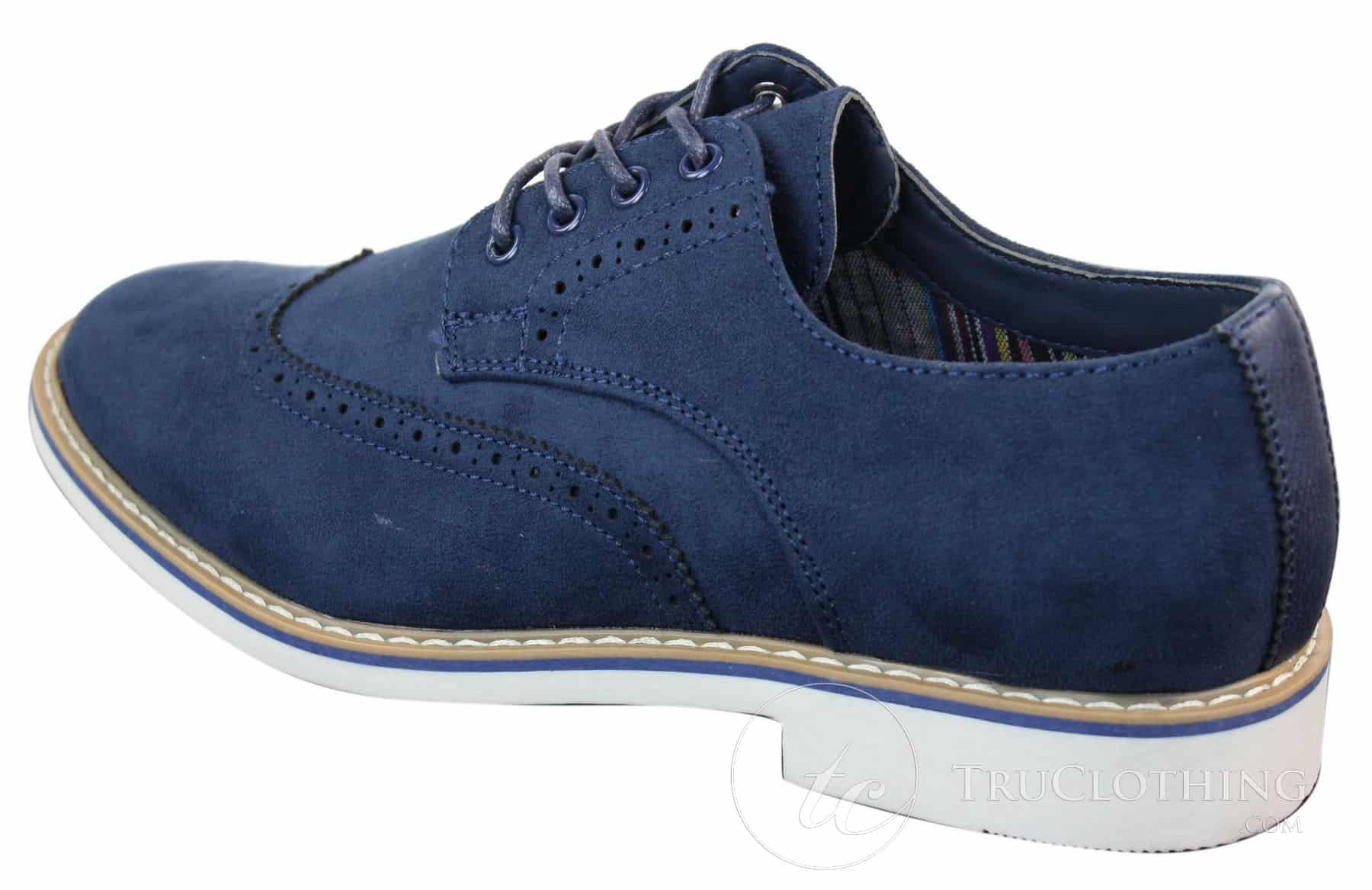 Elong EL0635 - meeste nutikad vabaaja seemisnahast nubuknahast brogue-kingad