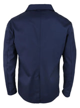 Meeste keskmise pikkusega mantliga jakk, kerge ja stiilne vabaajajakk, tumesinine Mac