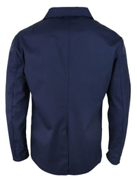 Meeste keskmise pikkusega mantliga jakk, kerge ja stiilne vabaajajakk, tumesinine Mac