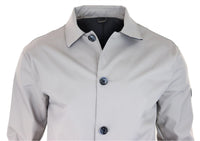 Meeste keskmise pikkusega mantliga jakk, kerge, elegantne ja vabaaja, beež, kivist Mac