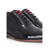 Flynn - meeste mustad lakknahast brogue-kingad