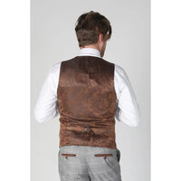 Francis - meeste hall ruuduline vest
