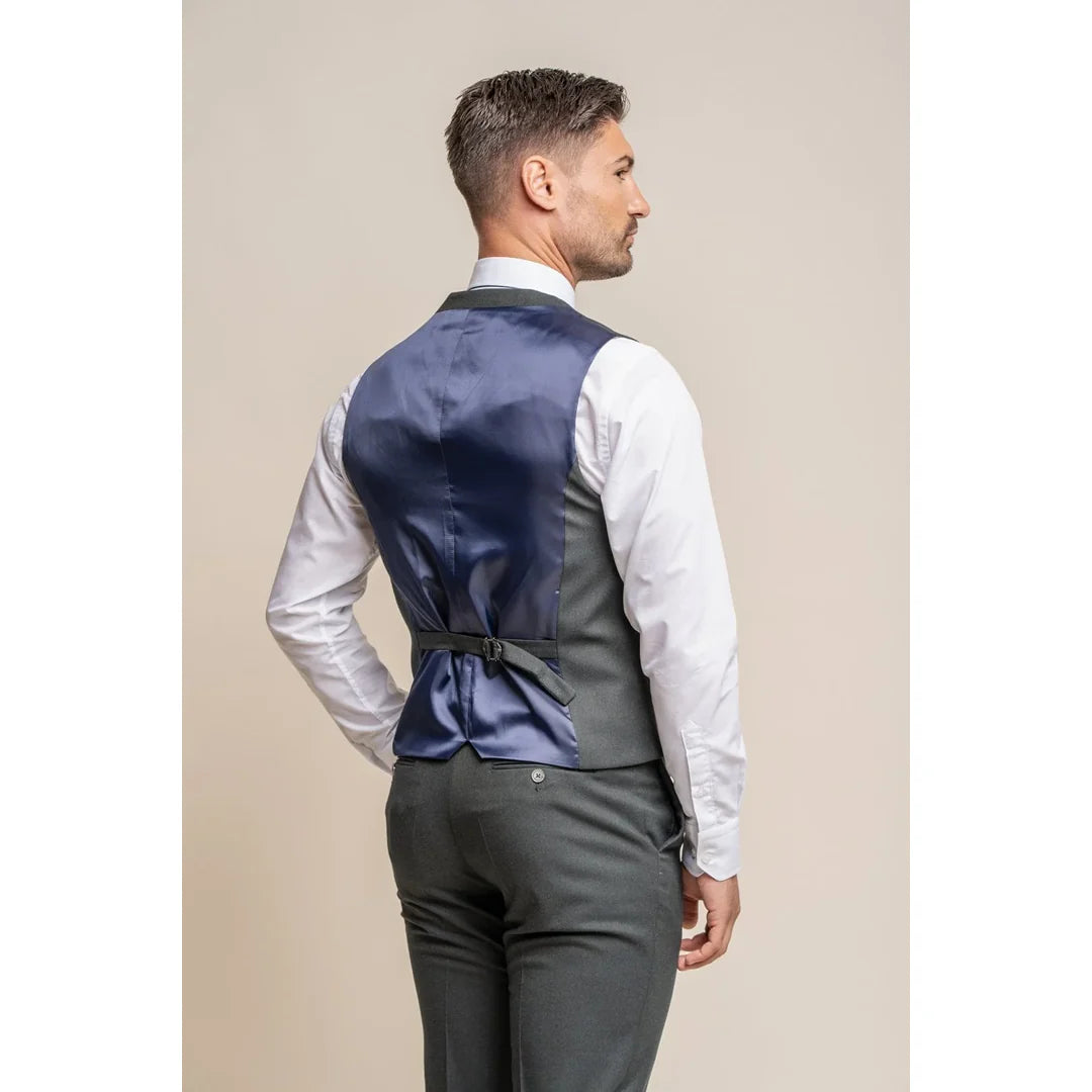 Furious - meeste tume oliivroheline pidulik vest