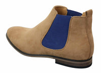 Meeste Itaalia seemisnahast sussid, millel on poolsaapad, nutikad ja vabaaja Desert Chelsea stiilis, edasimüüjalt