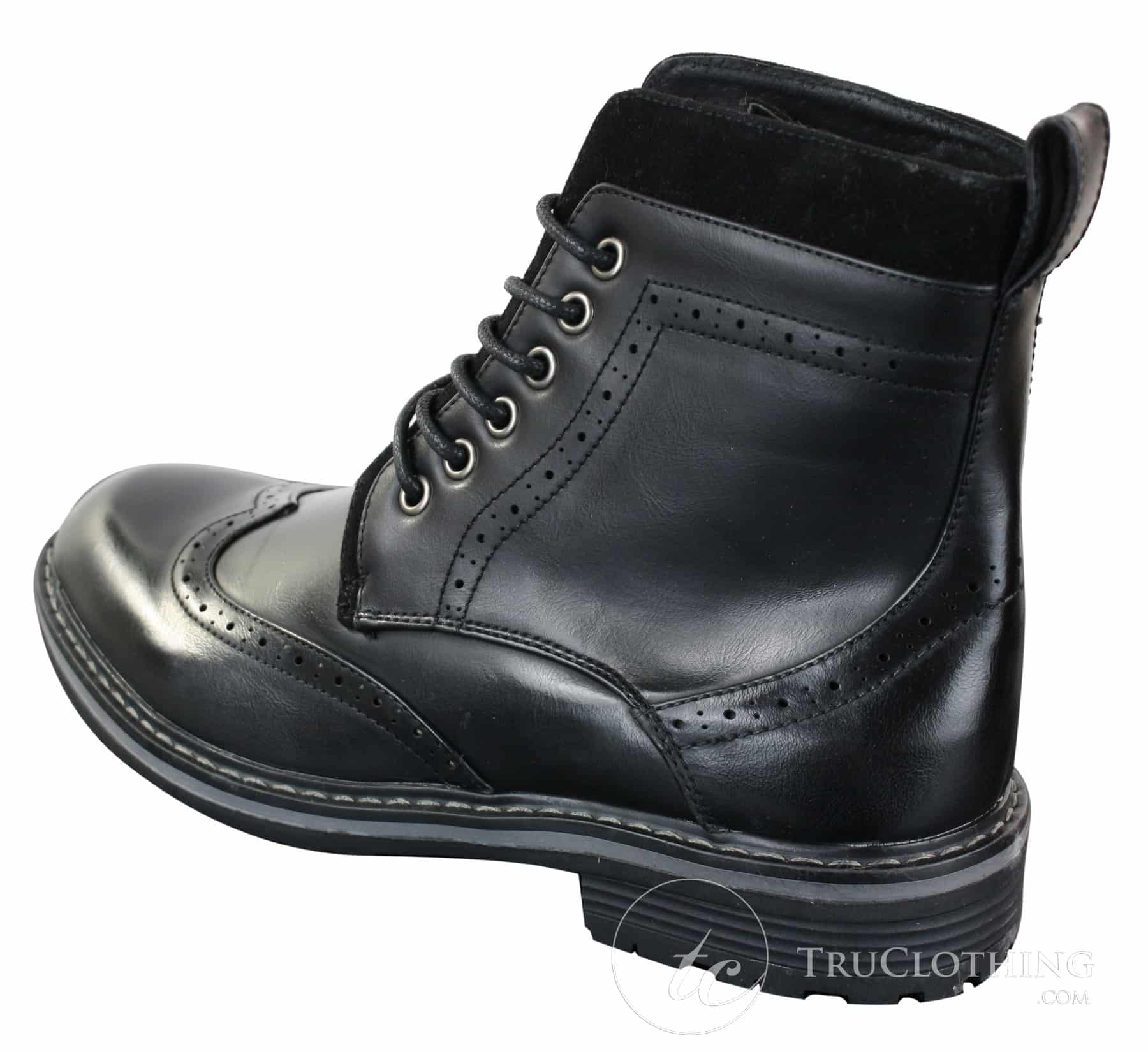 Galax GLX3521 meeste pruunid mustad brogue-saapad, nahast, seemisnahast ja paeltega, kauboi stiilis, nutikad ja vabaajasaapad