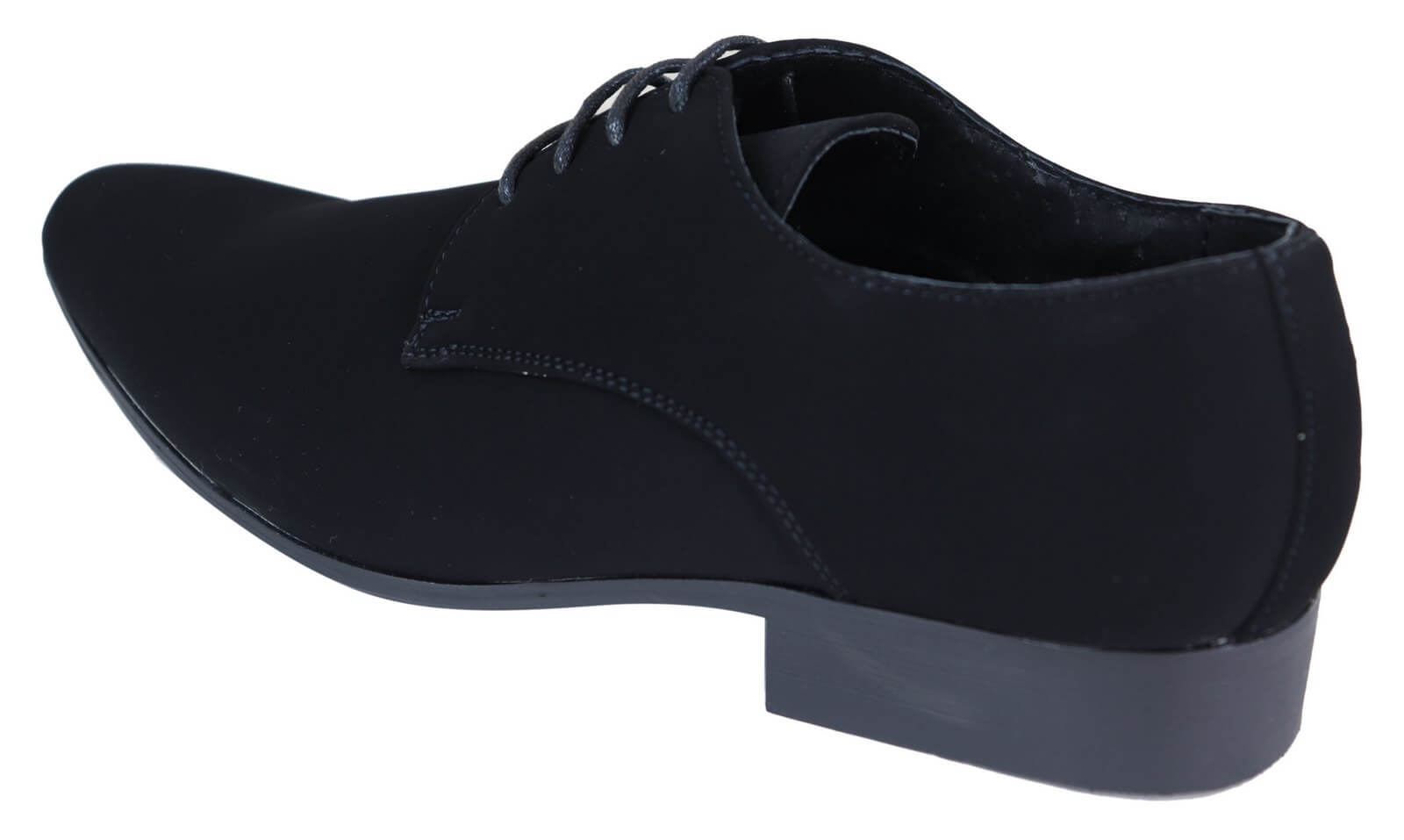 Meeste mustad nubuknahast PU seemisnahast kingad