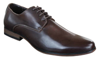 Galax GH3063 - meeste paeltega pruunid klassikalised retro-vintage nahast kingad