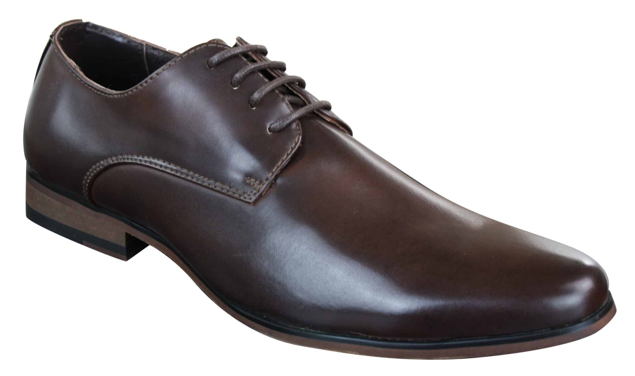 Galax GH3063 - meeste paeltega pruunid klassikalised retro-vintage nahast kingad