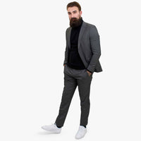 Happy Gentleman MIROLE hall rätsepatööna valminud kolmeosaline villane ülikond