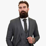 Happy Gentleman MIROLE hall rätsepatööna valminud kolmeosaline villane ülikond