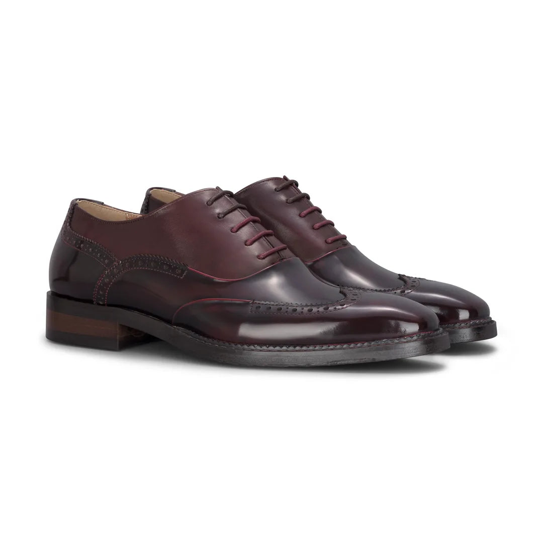 Harry - meeste veinipunased lakknahast brogue-kingad