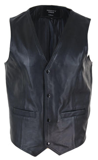 Meeste must nahast vest