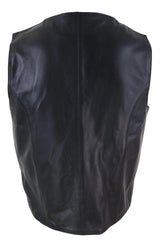 Meeste must nahast vest