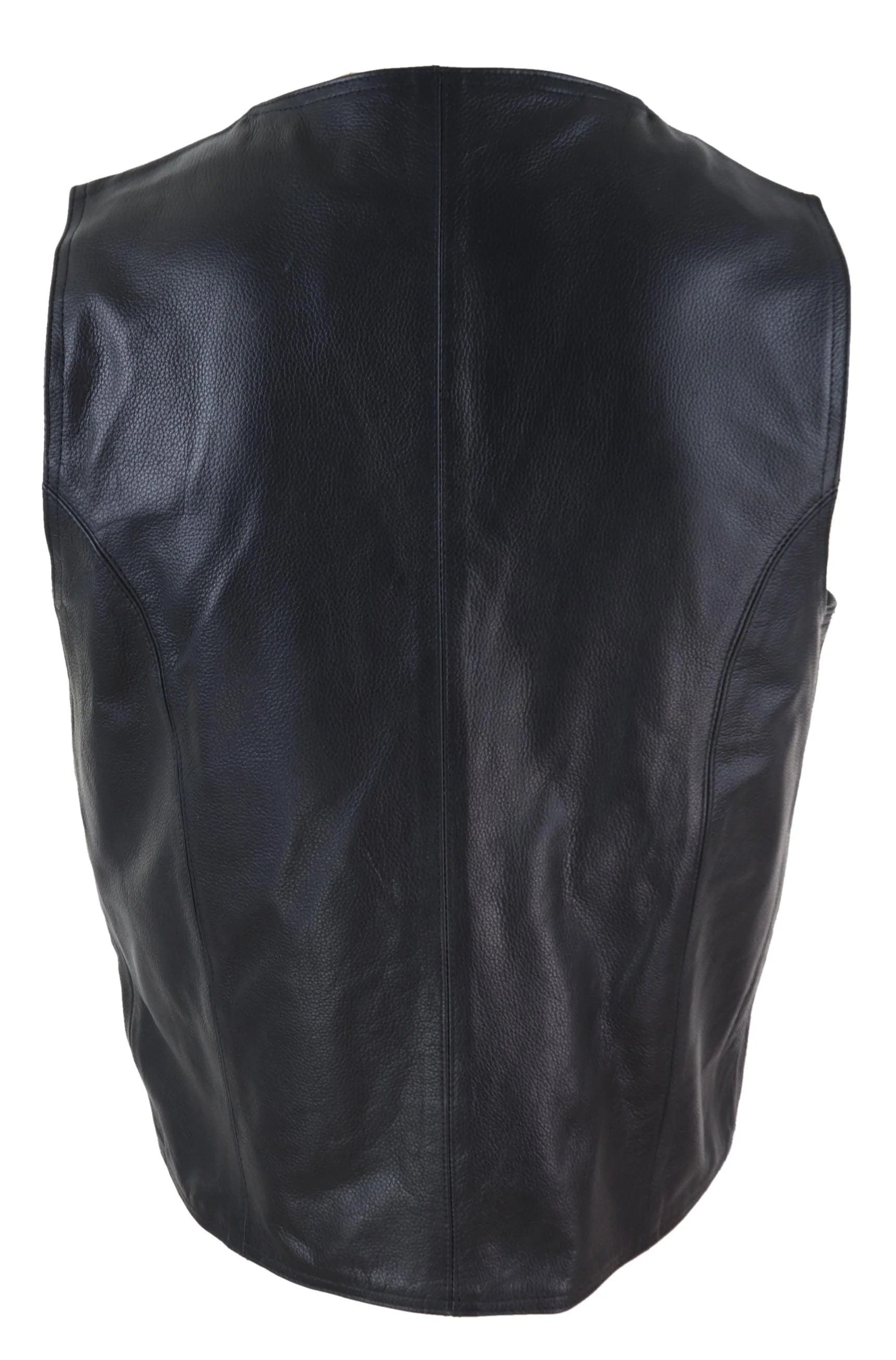 Meeste must nahast vest
