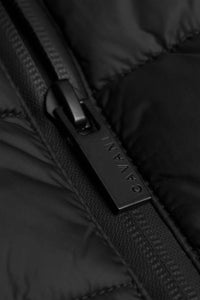 Heston - meeste kerge vabaaja polsterdatud must mantel