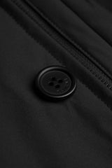 Heston - meeste kerge vabaaja polsterdatud must mantel