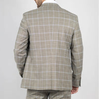 Hode - Meeste pruuni ruuduline rätsepatööna valminud kolmeosaline ülikond