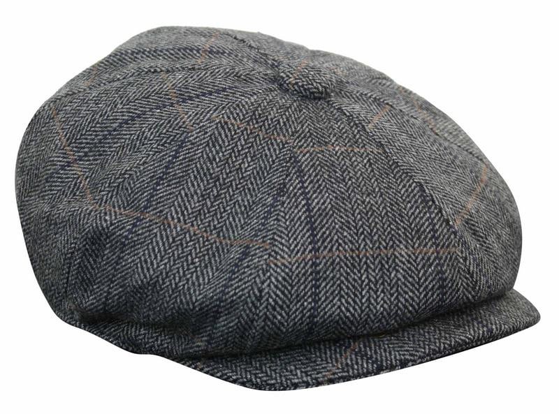 Meeste tviidruuduline Peaky Blinders nokamüts